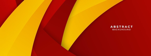 Formas geométricas rojas y amarillas brillo de geometría de fondo abstracto y vector de elemento de capa para diseño de presentación Traje para seminario festivo de fiesta de institución corporativa de negocios y charlas