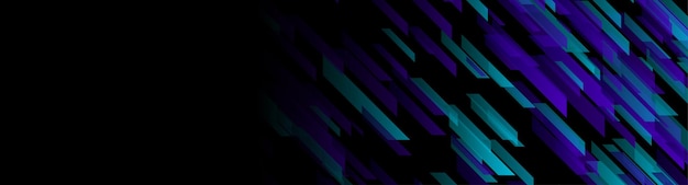 Formas geométricas violetas azules fondo hitech abstracto