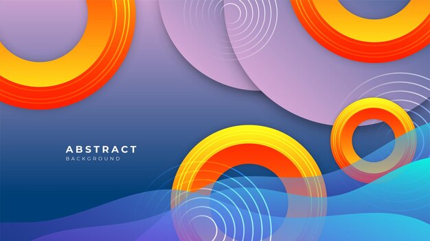 Formas geométricas vívidas vibrantes de colores oscuros brillo de geometría de fondo abstracto y vector de elementos de capa para diseño de presentación Traje para seminarios y charlas de fiestas de instituciones corporativas de negocios