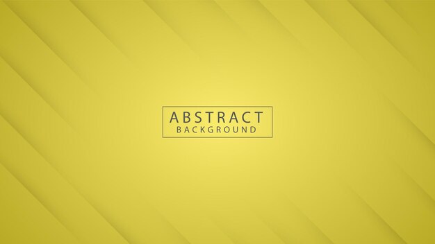 Formas de líneas geométricas abstractas sobre fondo amarillo