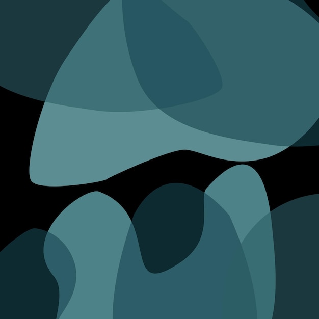Formas y líneas monocromáticas dinámicas Banner abstracto degradado con formas líquidas que fluyen