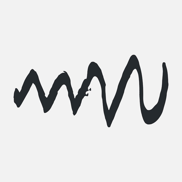 Formas modernas dibujadas a mano