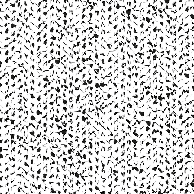 Formas negras abstractas Diseño de patrones aleatorios Textura vectorial monocromática Fondo de alto contraste