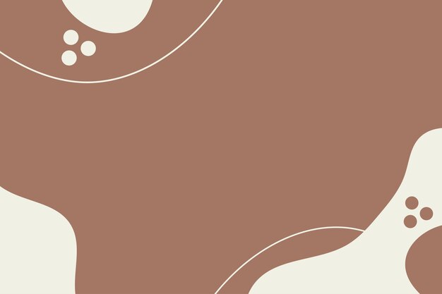 Las formas y patrones abstractos en tonos cálidos de la tierra crean una estética de diseño moderno