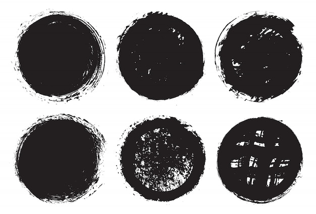 Formas redondas grunge
