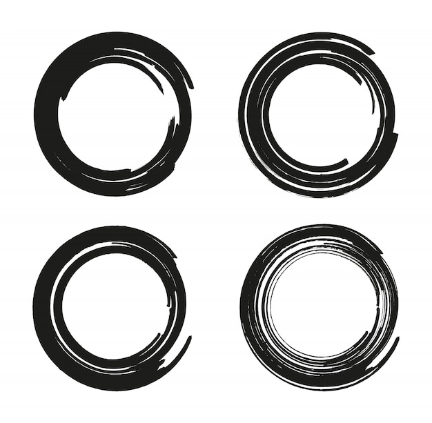 Formas redondas grunge