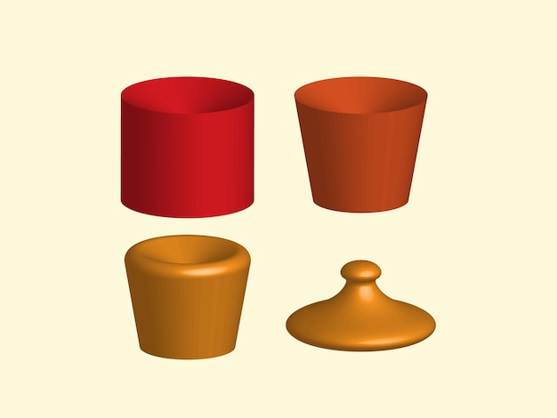 formas vectoriales 3d