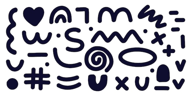 Formas vectoriales geométricas abstractas para infografías, diseño web y diseños modernos únicos