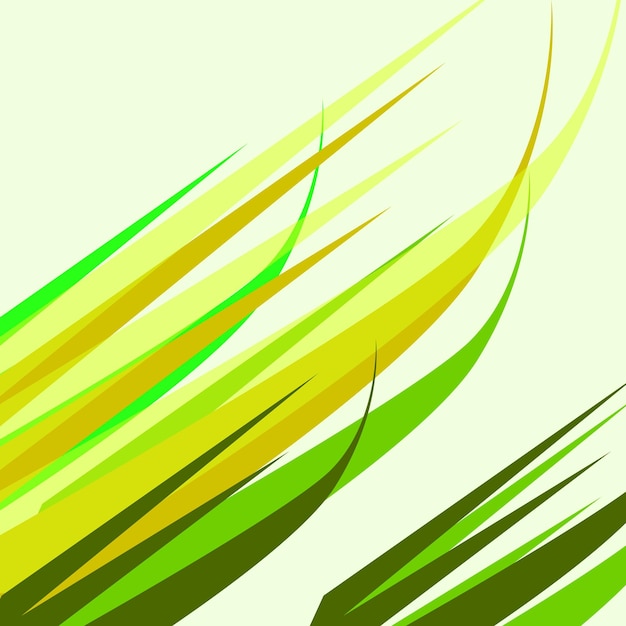 formas verdes abstractas composición de fondo
