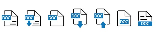 El formato de archivo las extensiones del icono se establecen en el estilo de línea el tipo de archivo del documento el formato del símbolo de estilo negro simple