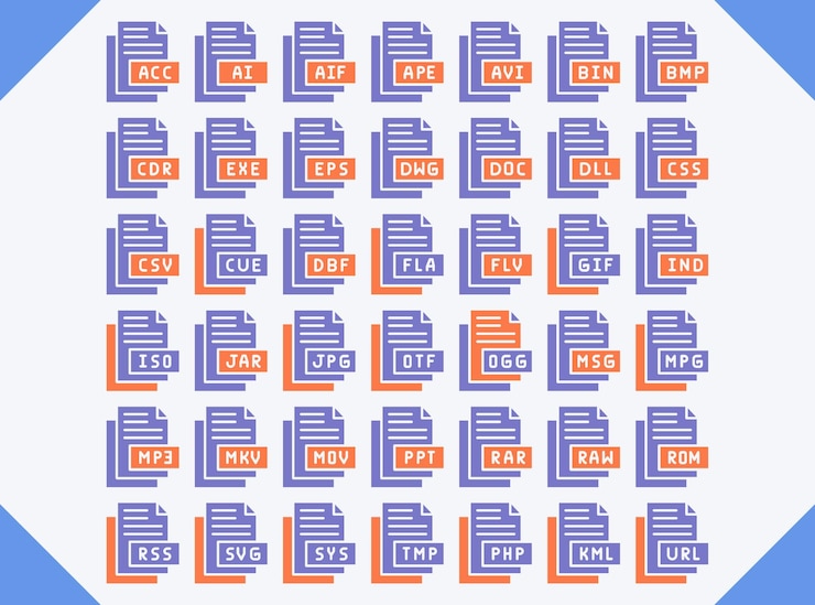 Vector formato de archivo vectorial conjunto de iconos de línea de dos colores