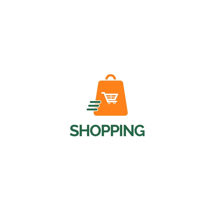 Formato vectorial de diseño de logotipo de centro comercial