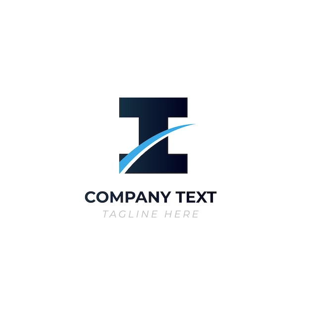 Formé un filete azul un logotipo único y memorable para el negocio