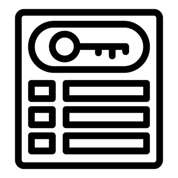 Formulario de inicio de sesión seguro con clave que representa la seguridad en línea