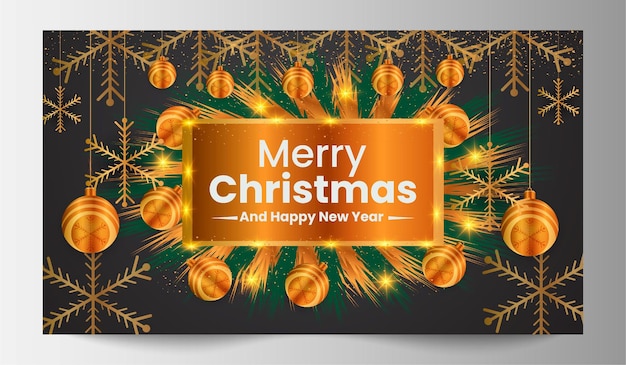Fortunado fondo de Navidad con elemento navideño