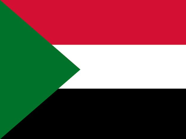 Foto bandera sudanesa de sudan