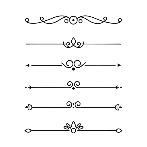 una foto en blanco y negro de un conjunto de elementos decorativos
