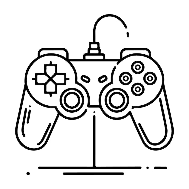 una foto en blanco y negro de un controlador de juego con una imagen de un controlado de juego