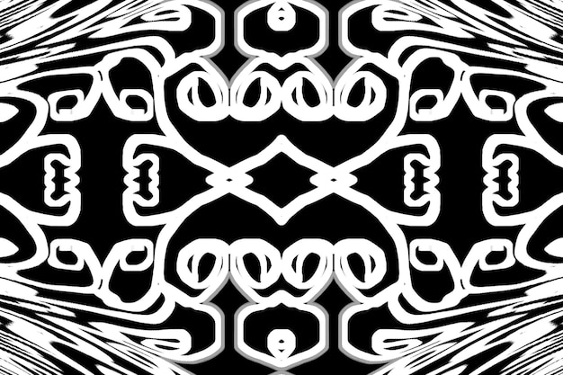 una foto en blanco y negro de un diseño abstracto blanco
