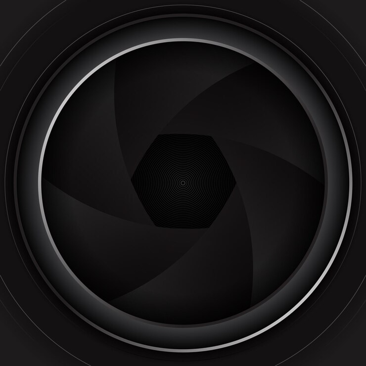 Vector una foto en blanco y negro de una espiral y un fondo negro