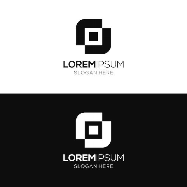 una foto en blanco y negro de un logotipo para una compañía llamada url