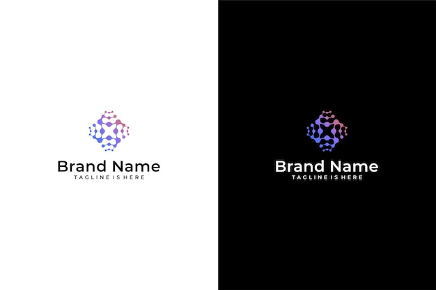 una foto en blanco y negro de un logotipo para una marca