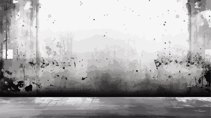 Vector una foto en blanco y negro de una pintura con la palabra b en ella