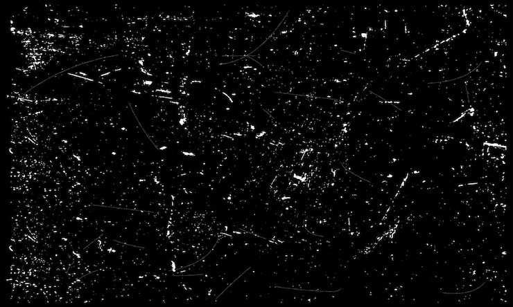Vector una foto en blanco y negro de una superficie manchada blanca con un fondo negro