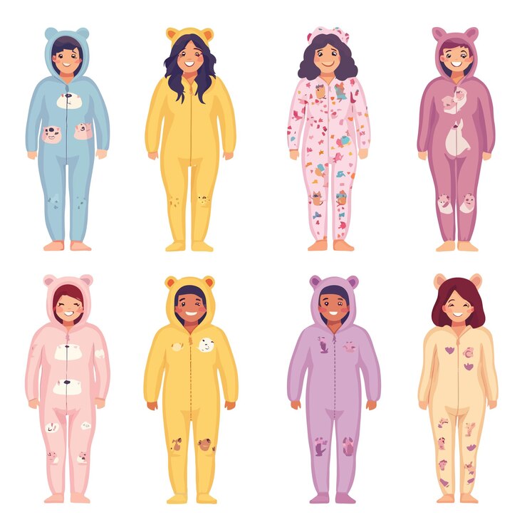 Vector una foto de una chica en un disfraz de oso