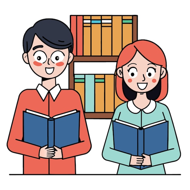 una foto de dos personas leyendo libros con la palabra "el uno es la cita"