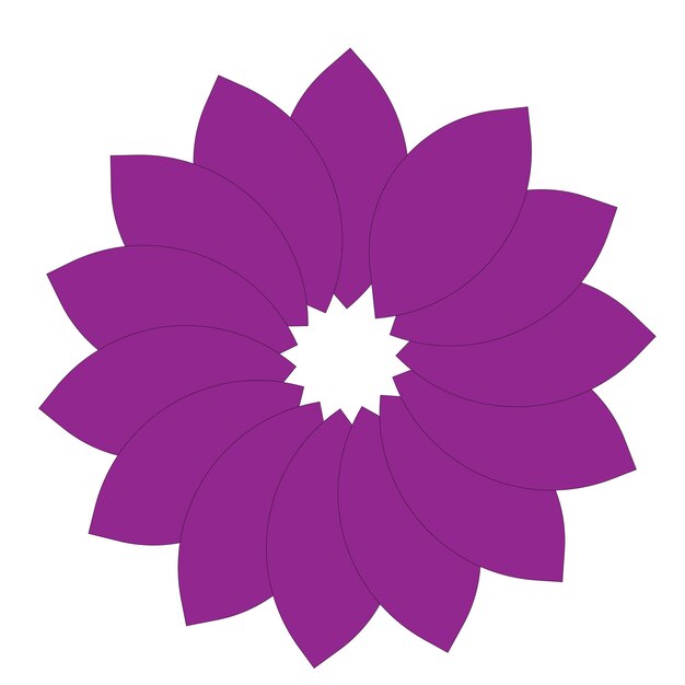 Vector foto gratis de flor de margarita osteospermum púrpura