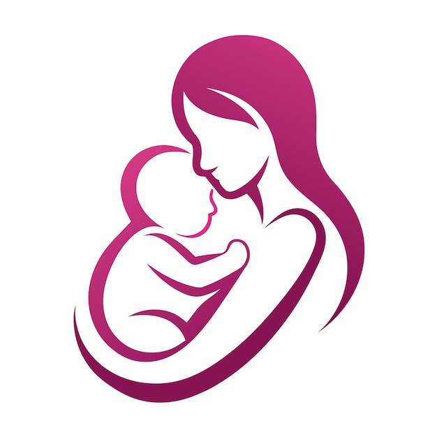 una foto de una madre y un bebé con un bebé en el medio