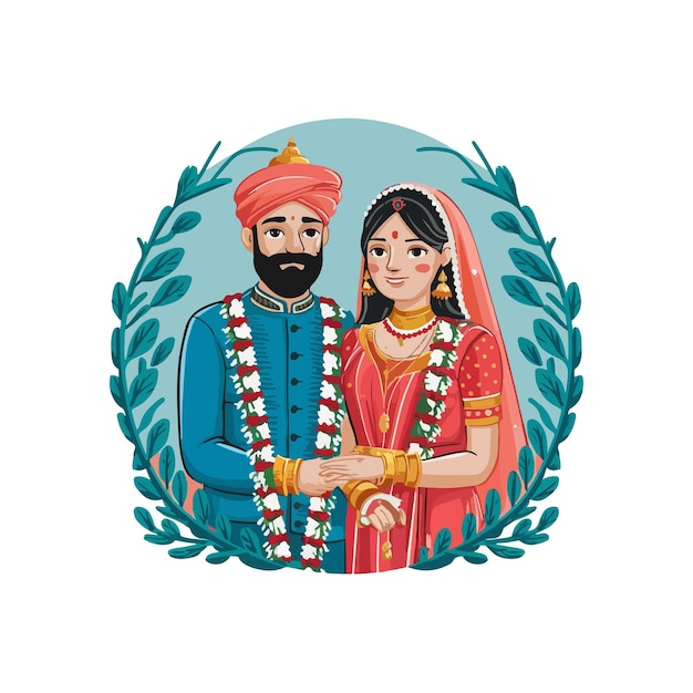 una foto de una pareja y un hombre en un turbante