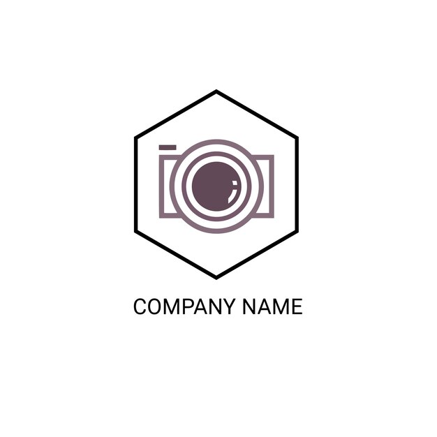 Fotografía abstracta Diseño del logotipo