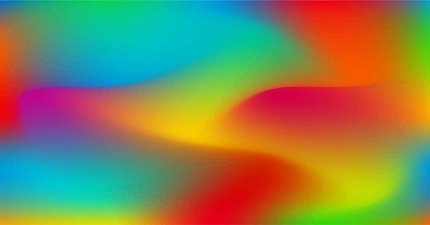Fotografía abstracta de papel de pared desfocalizado de fondo holográfico con gradiente de textura