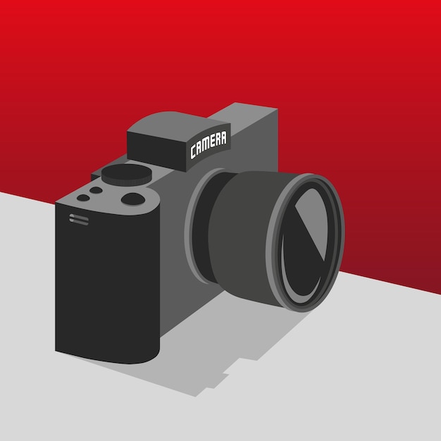 Vector fotografía de cámara clásica