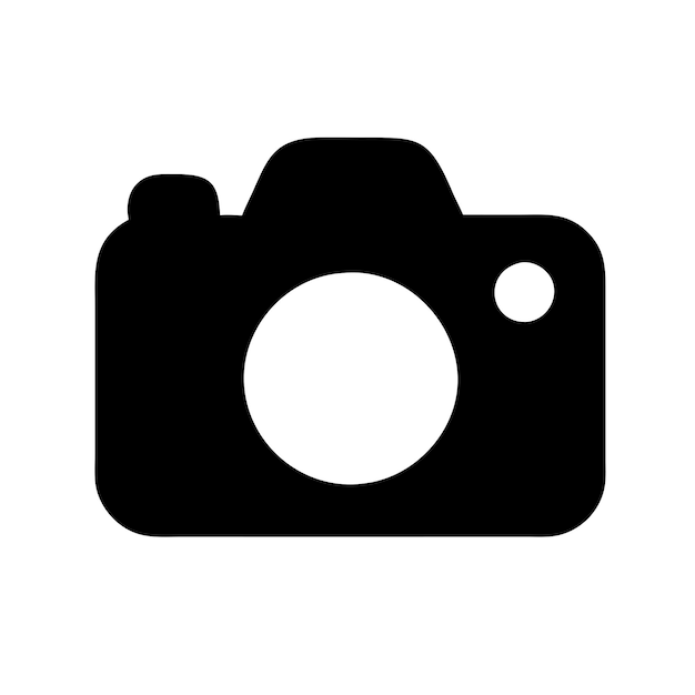 Fotografía cámara foto imagen instantánea captura lente icono ilustración vectorial