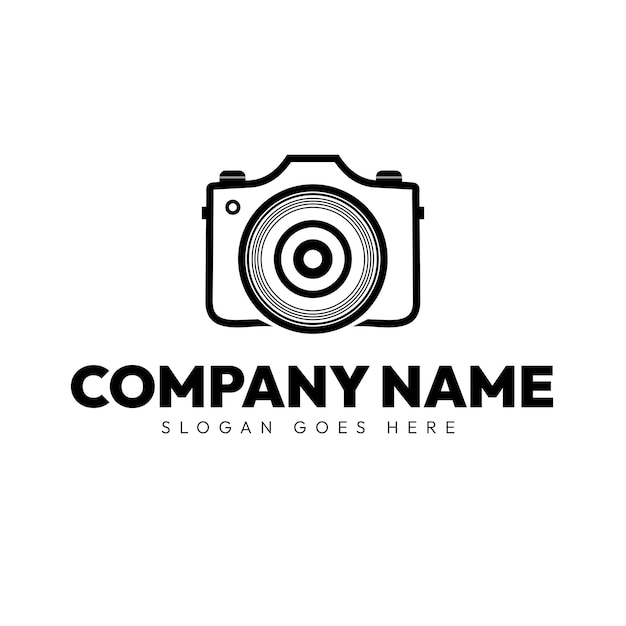 Fotografía de cámara Minimal Modern Logo design