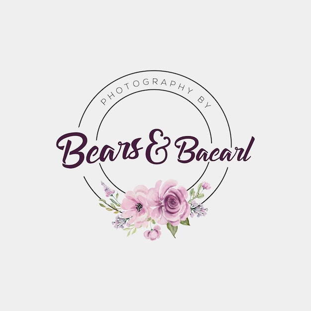 Fotografía firma de la boda y el logotipo de la invitación