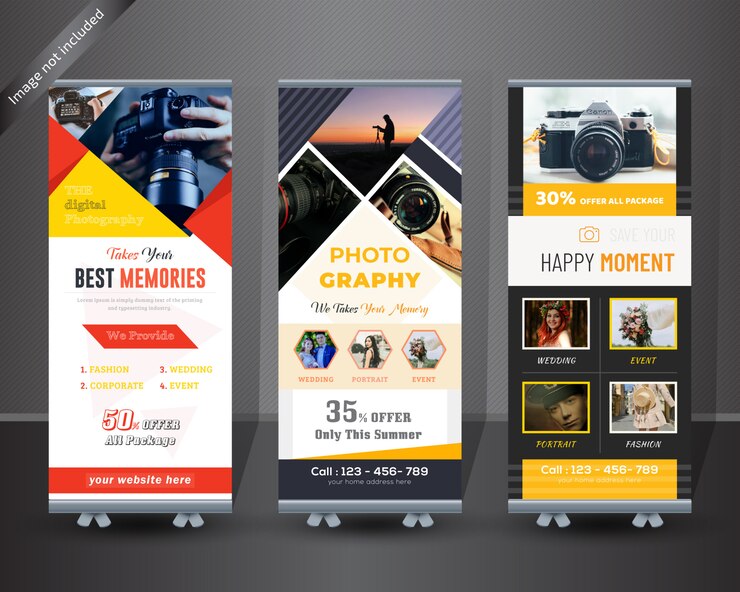Fotografía Roll Up Banner Design