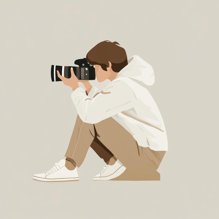 El fotógrafo captura un momento
