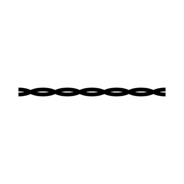Frame de borde divisor de línea ondulada elemento de forma geométrica horizontal zigzag patrón sin costuras ilustración del contorno del trazo