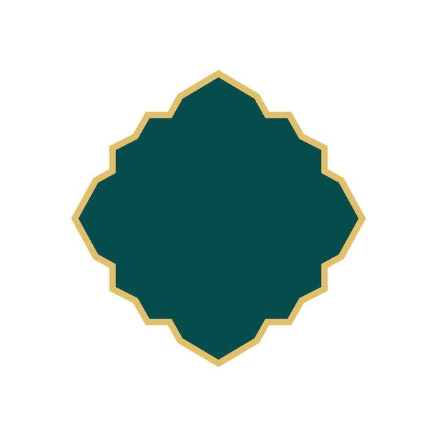 Frame islámico de oro Frontera