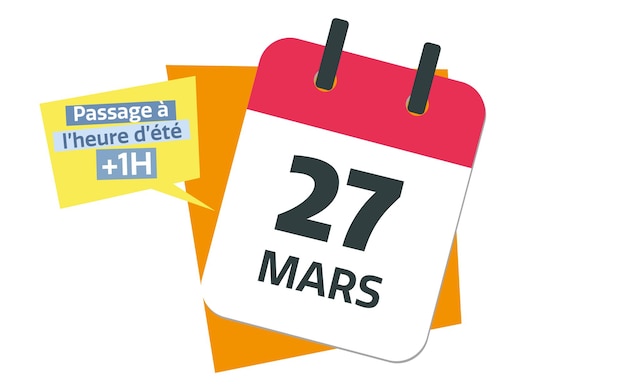 Francés 27 de marzo calendario fecha horario de verano día