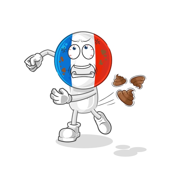 Francia tirando vector de mierda