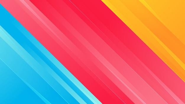 una franja colorida de papel de color arco iris con una franja de color archo iris