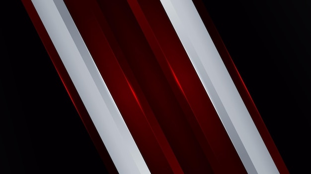 una franja roja y blanca de luz se muestra en una foto roja y blanco