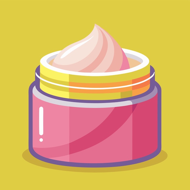 un frasco de crema facial