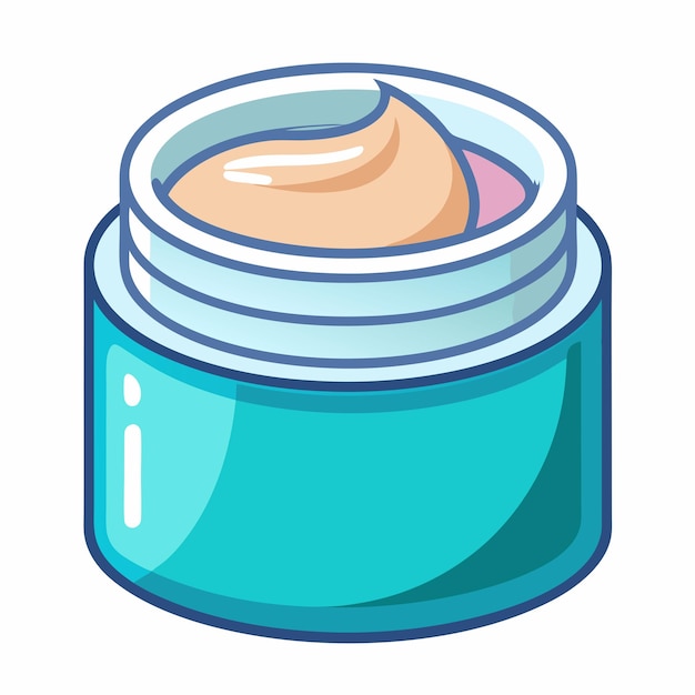 un frasco de crema facial