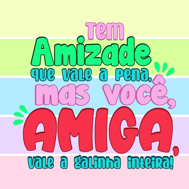 Vector frase dia do amigo